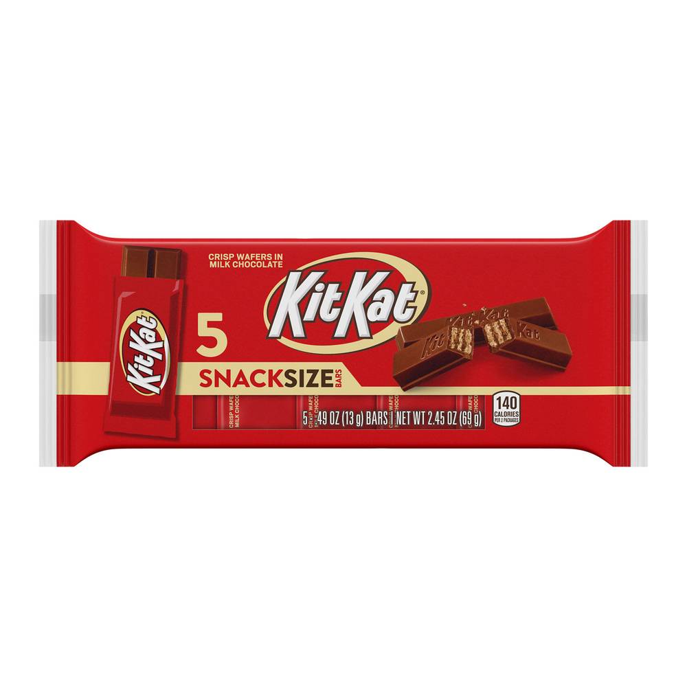 KitKat Snack Size Crisp Wafers in Milk Chocolate (5 ct)