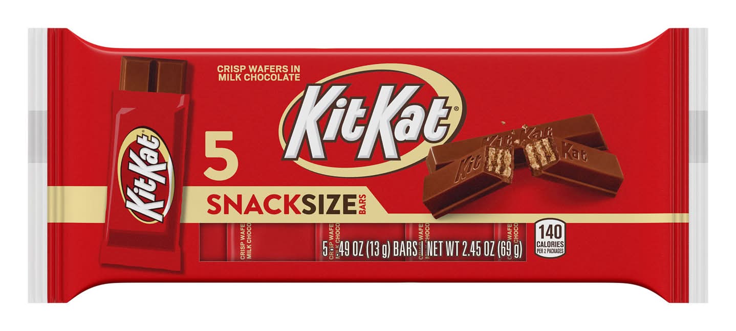KitKat Snack Size Crisp Wafers in Milk Chocolate (0.49 oz)