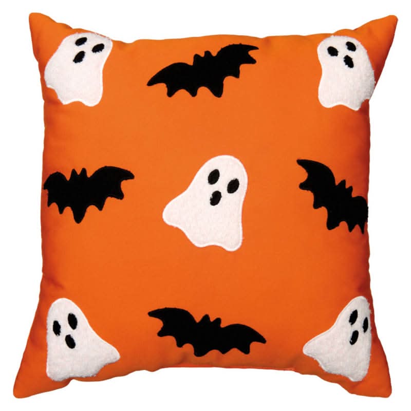 The Halloween Collection Ghost Square Halloween Pillow