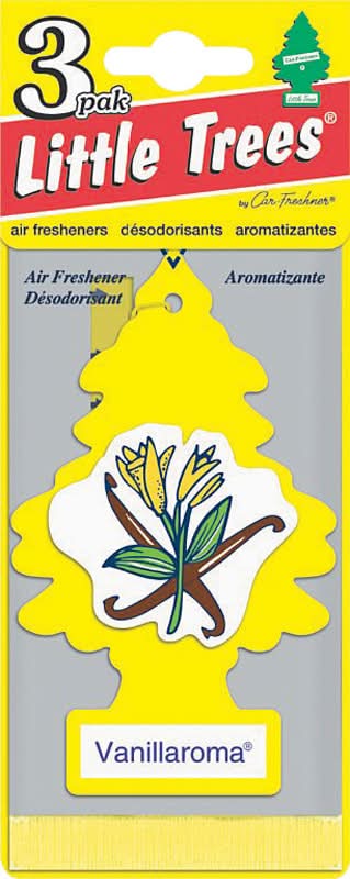 Little Trees Vanillaroma Scent Car Air Freshener Solid 3 Pk