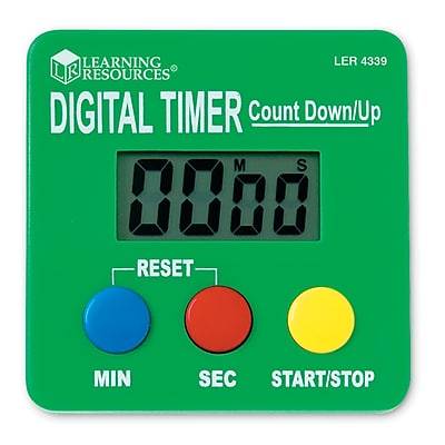 Learning Resources 100 Minutes Digital Timer, Multicolored (LER4339)