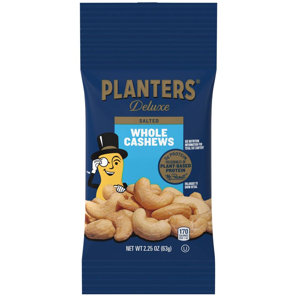 Planters Deluxe Salted Whole Cashews (2.25 oz)