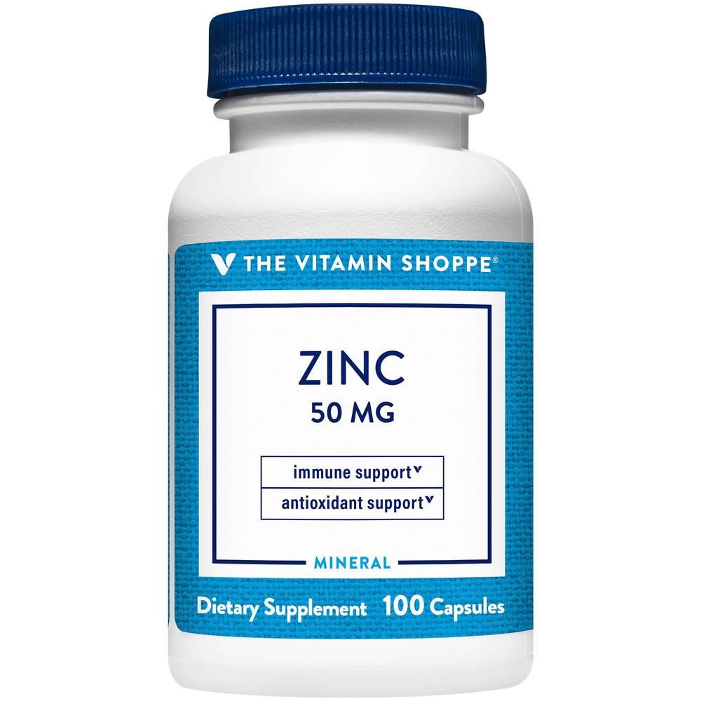 The Vitamin Shoppe Zinc Immune & Antioxidant Support