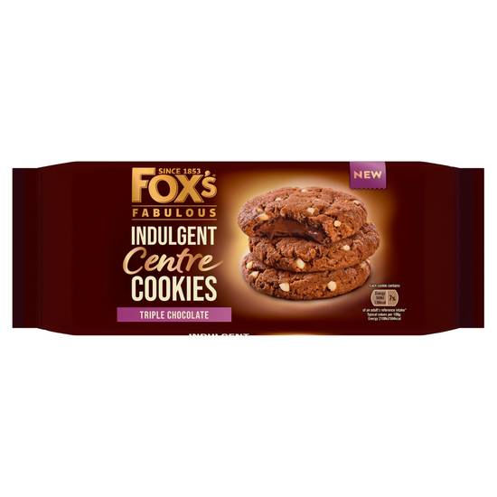 Fox's Fabulous Indulgent Centre Triple Chocolate Cookies 160g