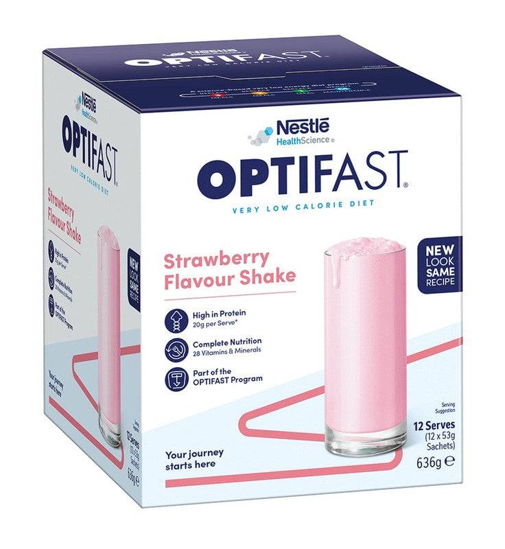 OPTIFAST VLCD Shake Strawb 12pk