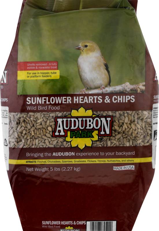 Audubon Park Sunflower Hearts & Chips Wild Bird Food