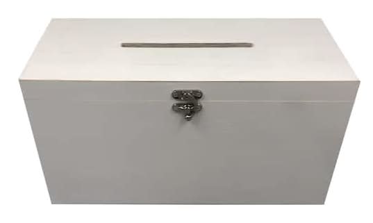 Celebrate It Washed Card Box By Celebrate It, White