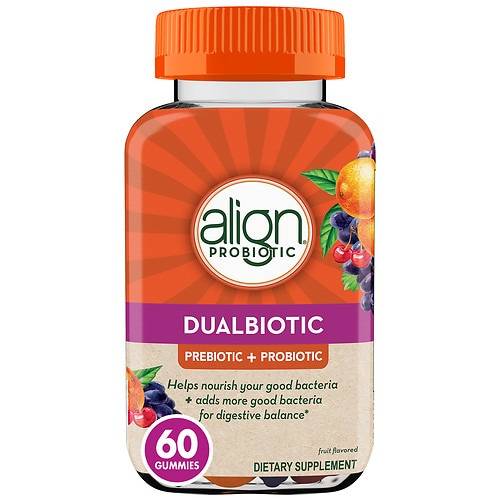 Align Prebiotic + Probiotic Supplement Gummies - 60.0 ea