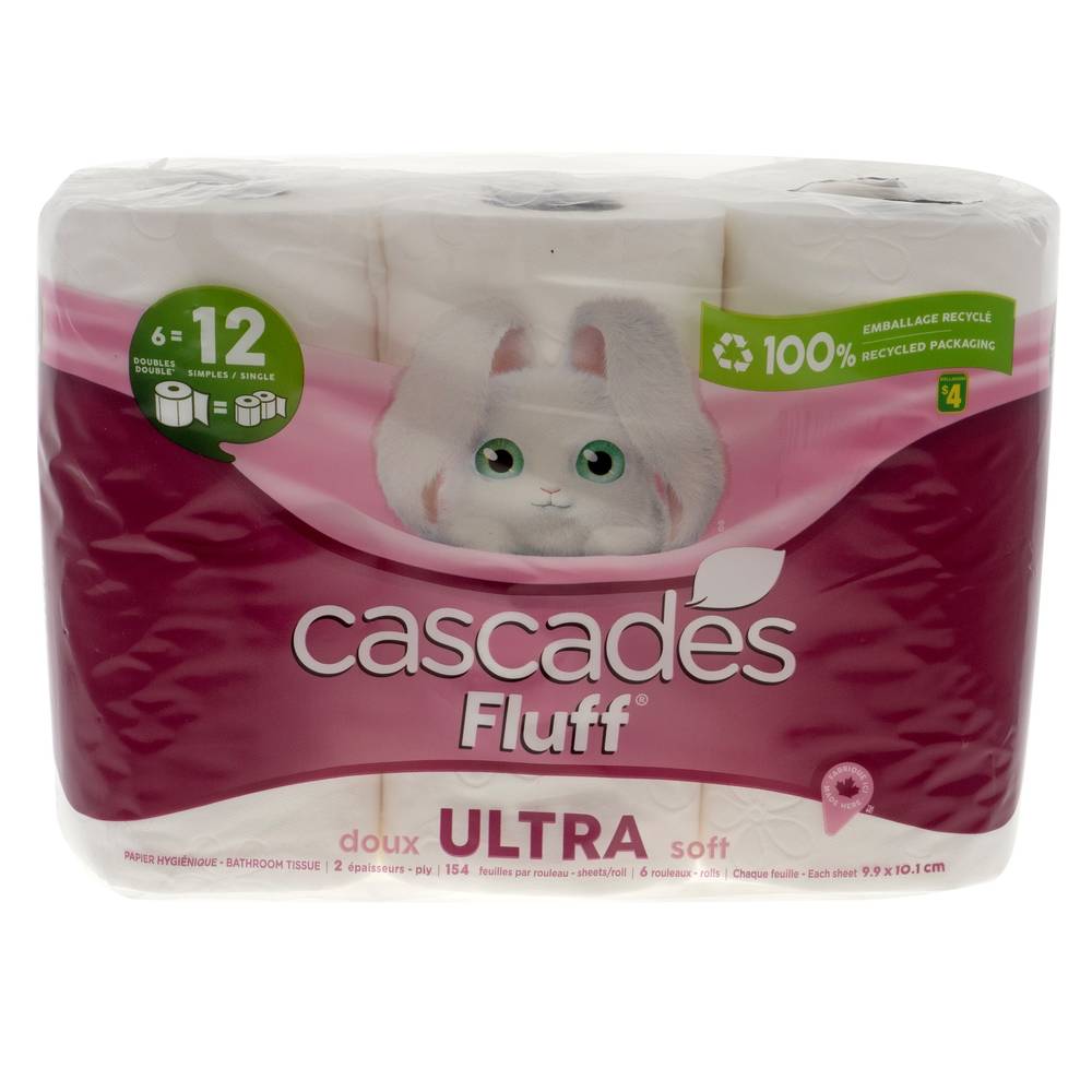 Cascades 2 Ply 6 Rolls Ultra Soft