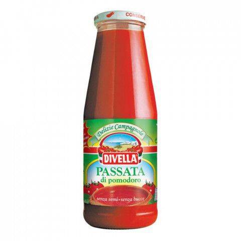 Divella · Strained tomatoes - Passata coulis tomate (660ML - 720ML)