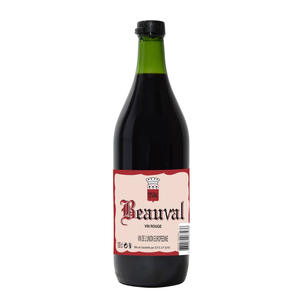 Beauval - Vin de l'union europeenne rouge (1l) (1L)