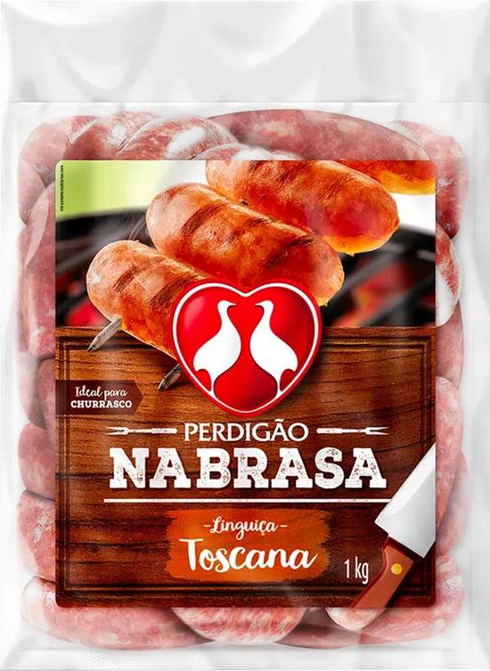 Perdigão linguiça toscana na brasa (1 kg)