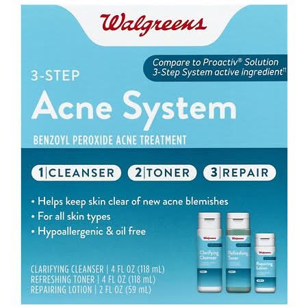 Walgreens 3 Step Acne Kit (2 fl oz)
