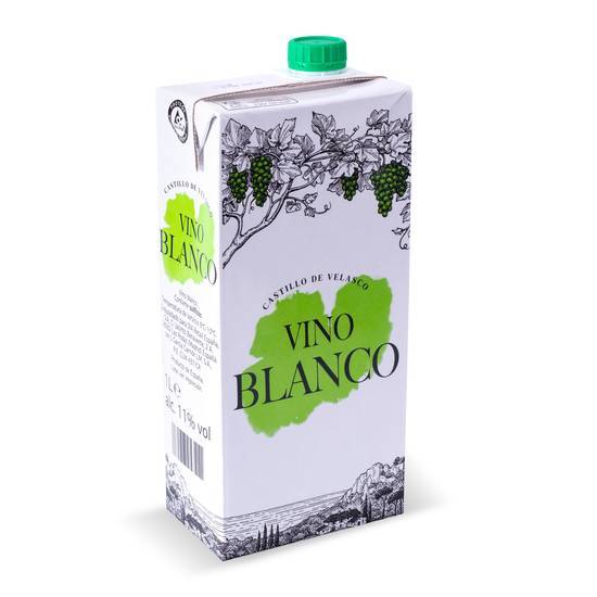 CASTILLO DE VELASCO vino blanco envase 1 lt