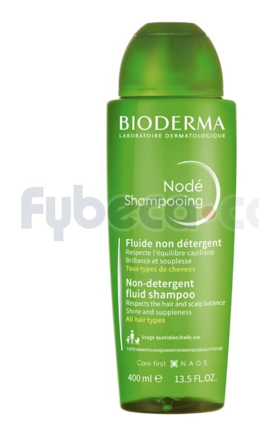 Shampoo Node Fluido Bioderma Limpia Respeta Y Protege 400 Ml