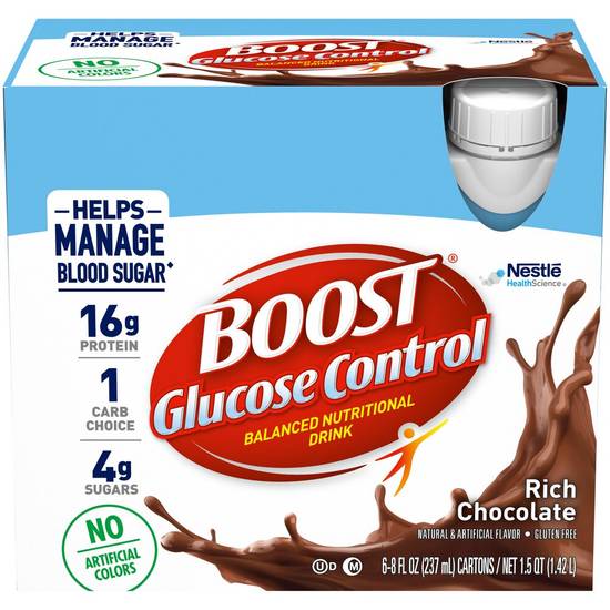 BOOST Glucose Control, Rich Chocolate, 6 CT