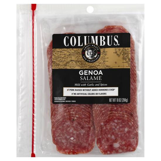 Columbus Pre-Sliced Genoa Salame Pillow pack (10 oz)