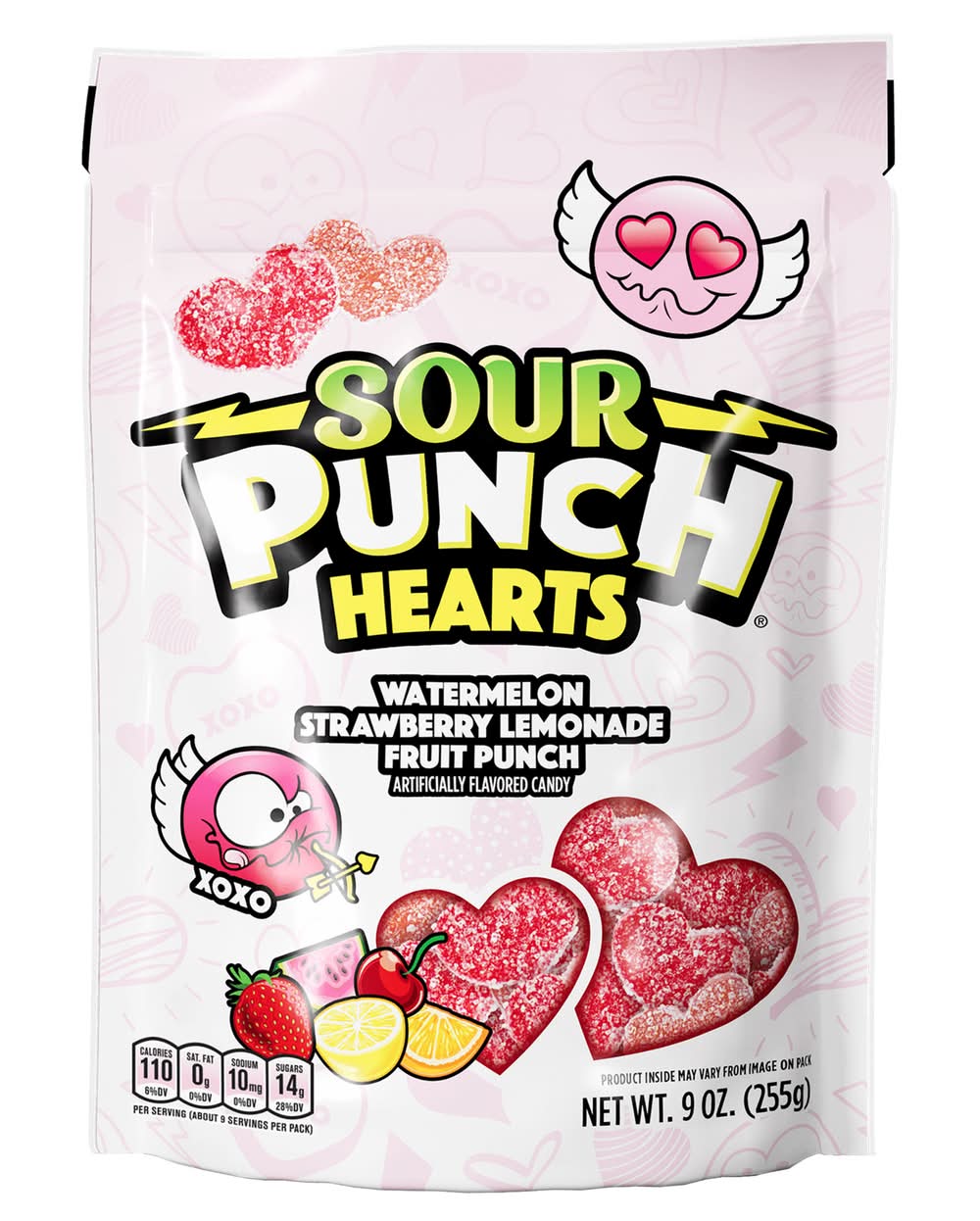 Sour Punch Hearts, Assorted (9 oz)