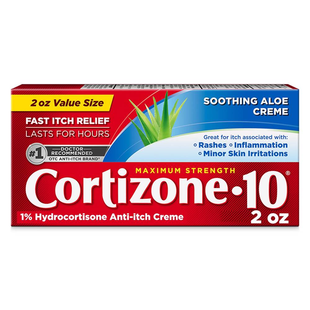 Cortizone 10 Maximum Strength Anti-Itch Creme, 2 Oz