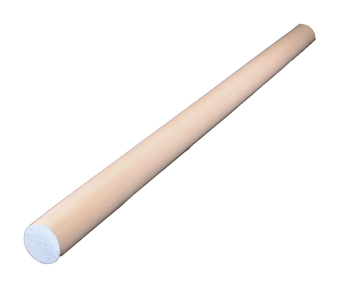 Alexandria Moulding Round Ramin Hardwood Dowel 1-1/8 In. D X 48 In. L 1 Pk Light Blue