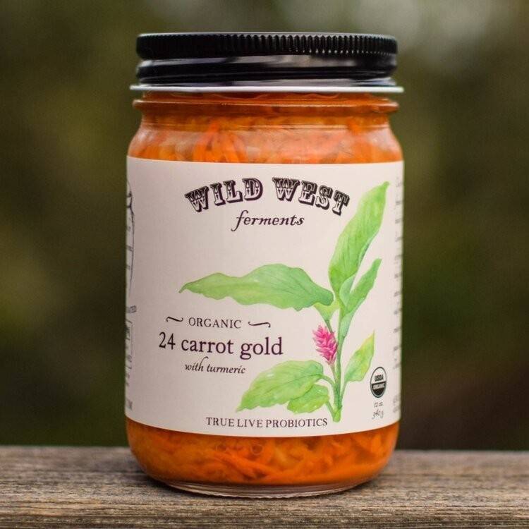 Wild West Ferments Organic 24 Carrot Gold With Turmeric (12 oz)