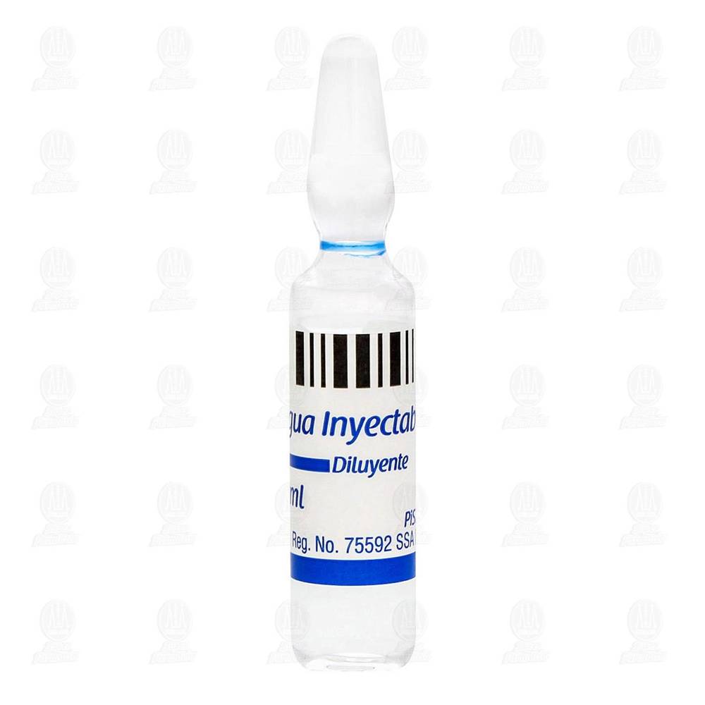 Pisa · Agua inyectable (5 ml)