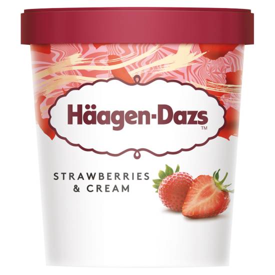 Häagen-Dazs Strawberries-Cream, Ice Cream (460ml)