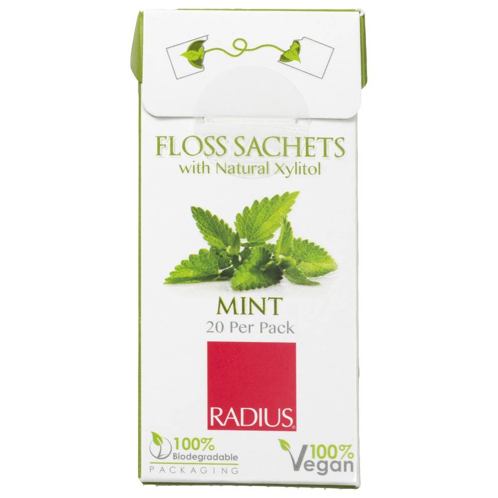 Radius Dental Floss Sachets Mint Delivery Near Me Order Online Uber