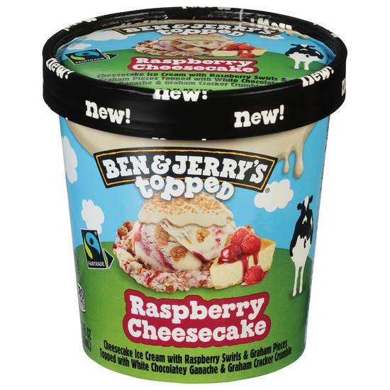 Ben & Jerry's Topped Raspberry Cheesecake Ice Cream