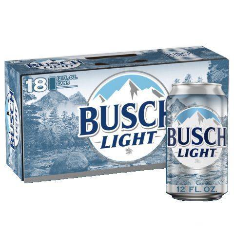 Busch Light Beer 18 Pack 12oz Can