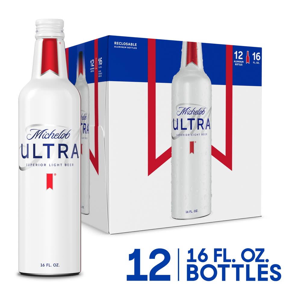 Michelob Ultra Superior Light Beer (12 x 16 fl oz)
