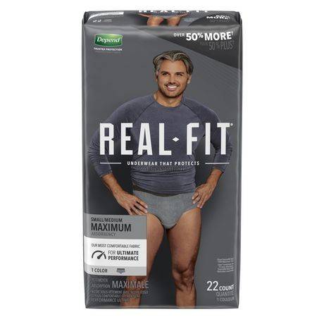Depend Real Fit Maximum Absorbency Large/Extra Large Men Incontinence  Underwear, 20 ct - Gerbes Super Markets