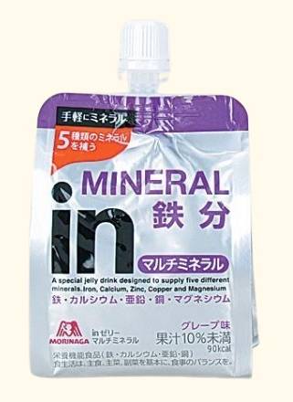 ◎森永 inゼリー マルチミネラル180g