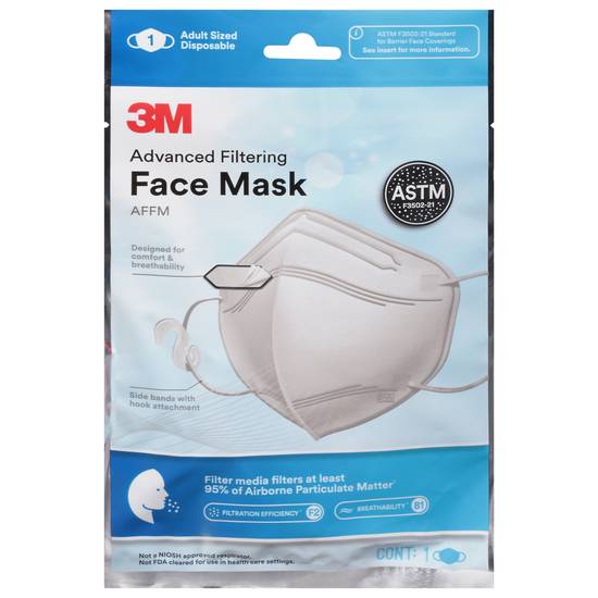 3M Advanced Filtering Face Mask