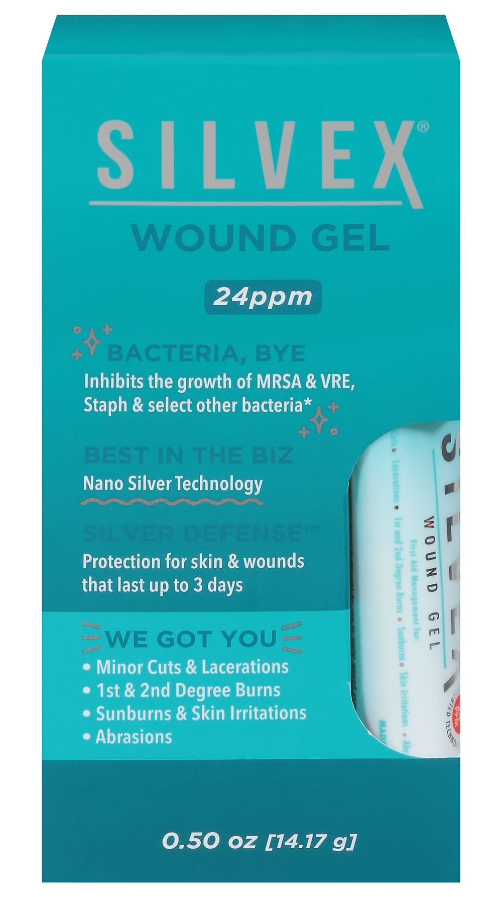 Be Smart Get Prepared Silvex Wound Gel (0.5 oz)