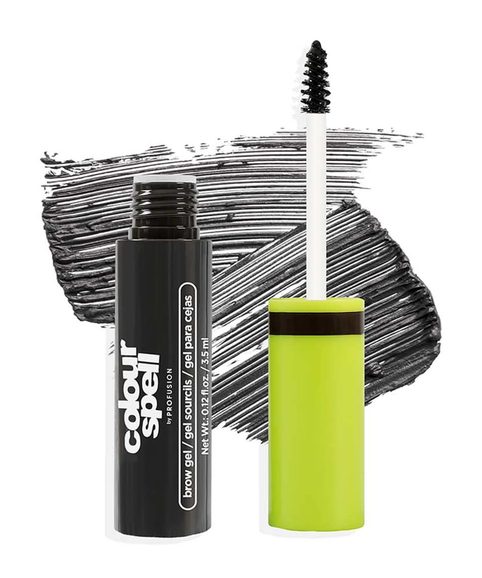 Profusion Colour Spell Craft Brow Gel, Soft Black (0.12 fl oz)
