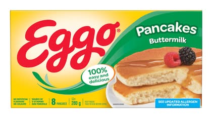 Kellogg'S Eggo Frozen Pancakes Buttermilk 280 G