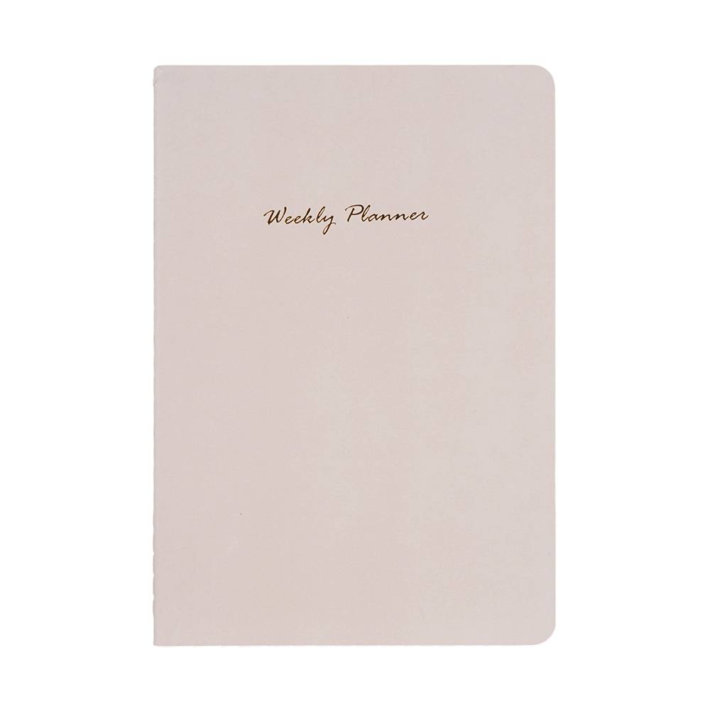Miniso cuaderno plan semanal rosa (1 pieza)