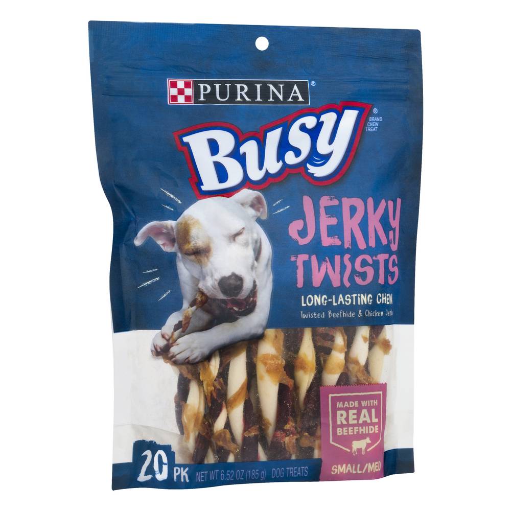 Purina Busy Jerky Twists Small/Med Dog Treats (20 ct)