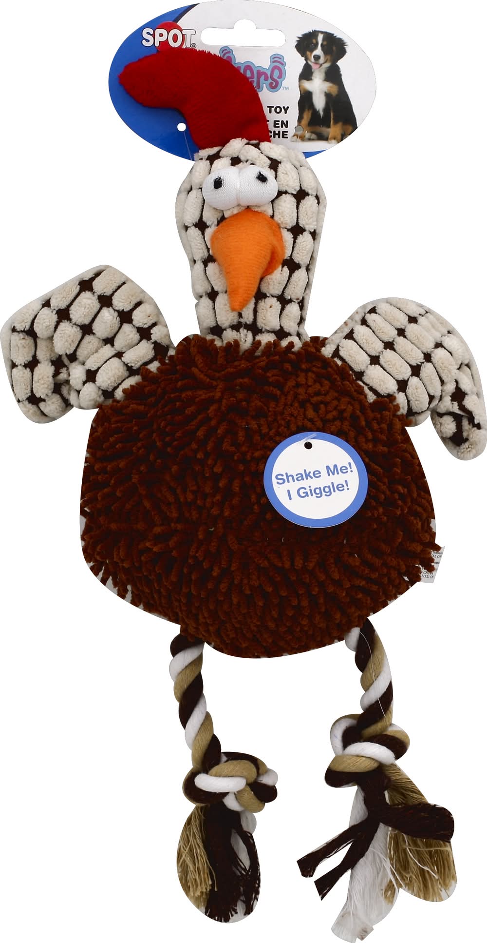 Spot Gigglers Plush Dog Toy (4.8 oz)