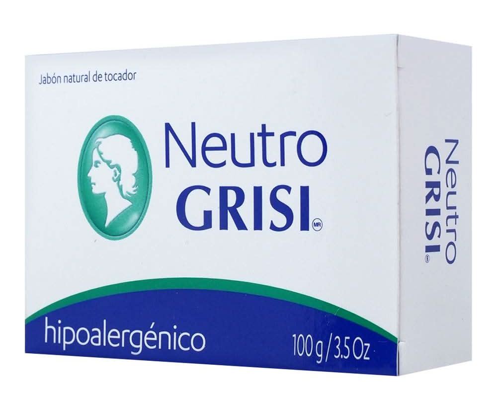 Grisi · Jabón neutro hipoalergénico (100 g)