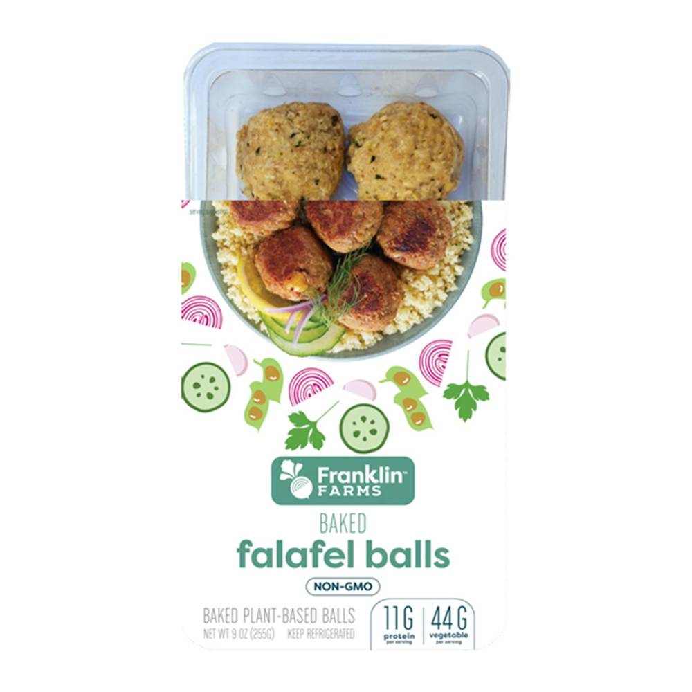 Franklin Farms Baked Plant Based Falafel Balls (9 oz)