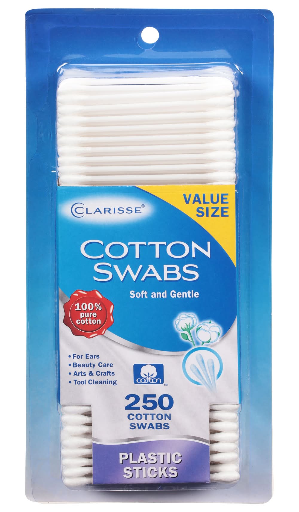 Clarisse Cotton Swabs (3.2 oz)