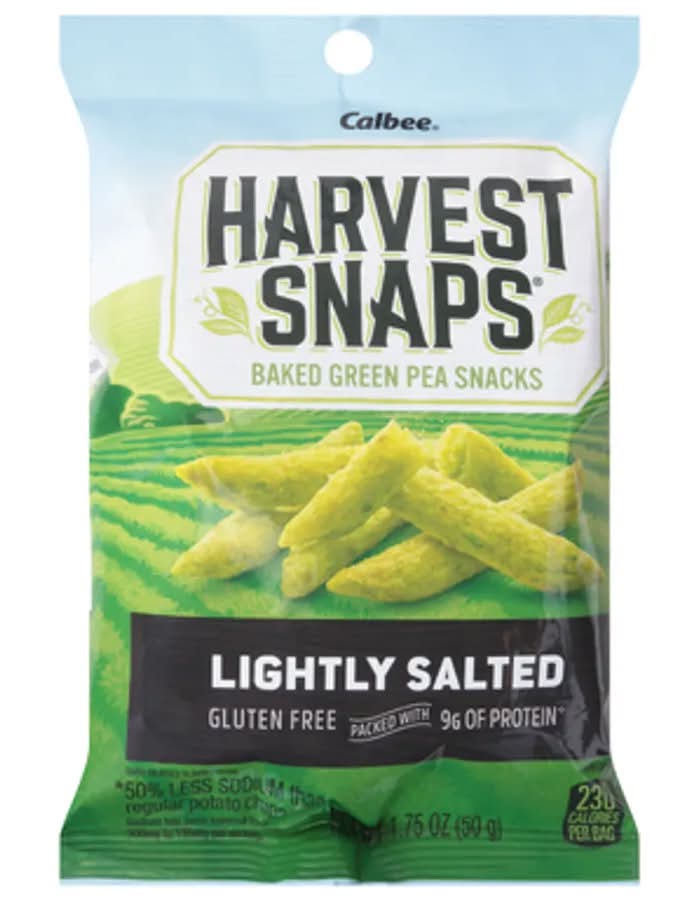 Calbee Harvest Snaps Lightly Salted Baked Green Pea Snacks