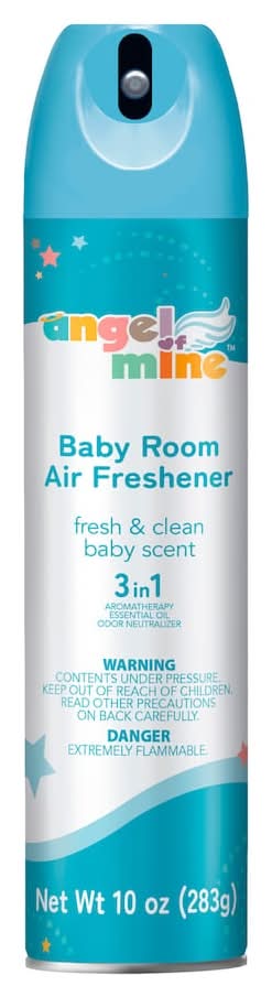 Angel of Mine 3 In 1 Baby Room Air Freshener, Fresh & Clean (10 oz)