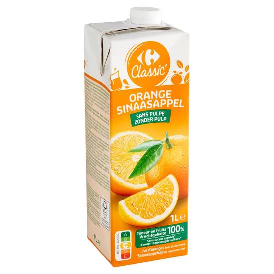 Carrefour Classic'' Sinaasappelsap uit Sapconcentraat 1 L