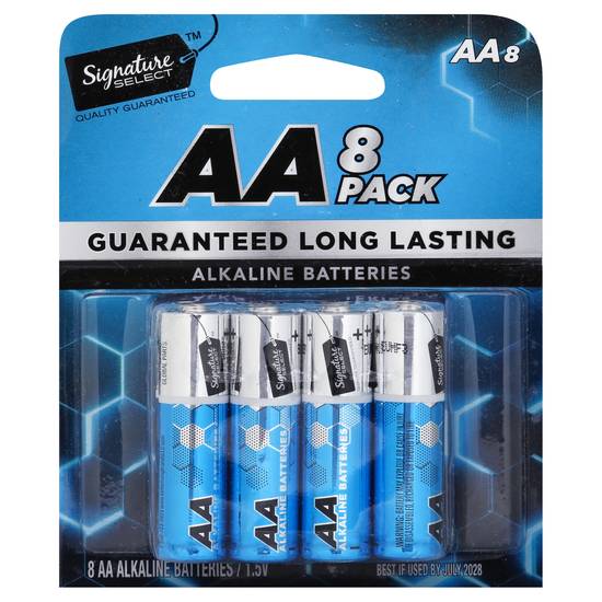 Signature Select Alkaline Aa Batteries (8 ct)