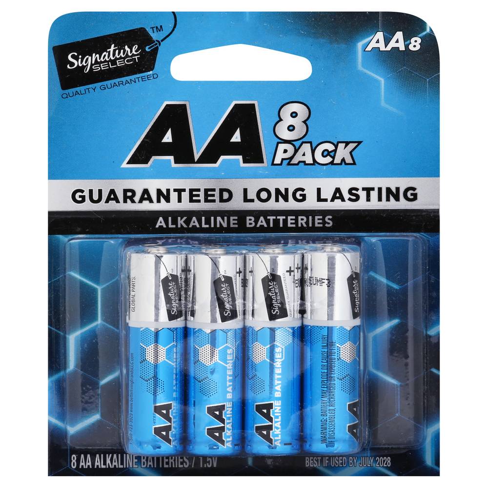 Signature Select Alkaline Aa Batteries