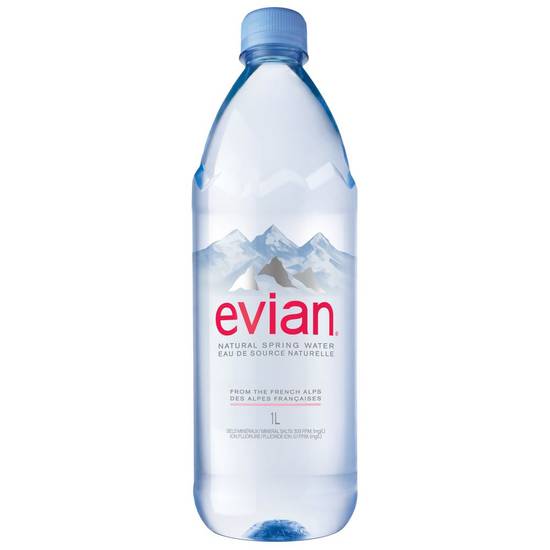 Evian Natural Spring Water (1 L)