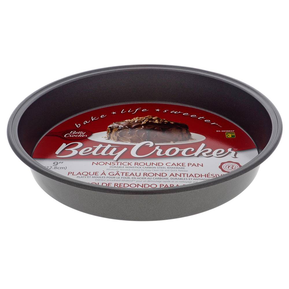 Betty Crocker Non-Stick Round Cake Pan, 9 In